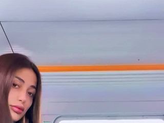 Nice Teasing In The Train